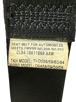 2011-2014 Ford F-150 Rear Seat Belt Retractor Assembly Right or Left Gray OEM - actual used OEM auto part, photo 5