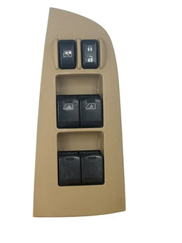 2009-2014 Nissan Maxima Driver Master Window Switch LH OEM 25401-9N00E Tan - actual used OEM auto part, photo 1