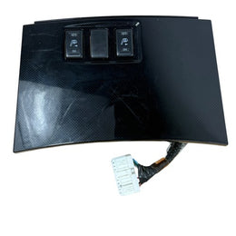 2009-2014 Nissan Maxima Center Console Heated Seat Switch Panel OEM Black - actual used OEM auto part, photo 2