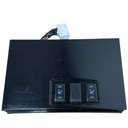 2009-2014 Nissan Maxima Center Console Heated Seat Switch Panel OEM Black - actual used OEM auto part, photo 1