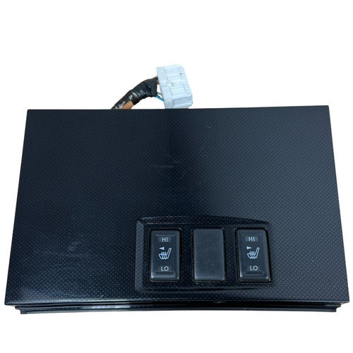 2009-2014 Nissan Maxima Center Console Heated Seat Switch Panel OEM Black - actual used OEM auto part, photo 1