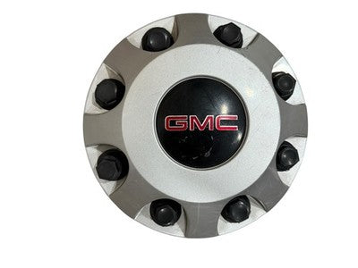2011–2024 GMC Sierra 3500HD Front Dually OEM Center Cap P/N 9597796 - actual used OEM auto part, photo 1