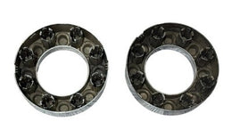 (2) 2005-2018 Ford F-250 F-350 open center wheel hub cap (CHROME) 5C34-1A096-LE - actual used OEM auto part, photo 2