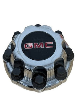 GMC Sierra 2500 3500 OEM Wheel Center Cap Chrome 15039488 15039489 1999-2005 - actual used OEM auto part, photo 1