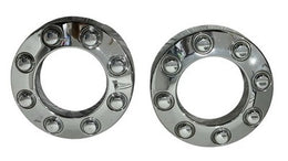 (2) 2005-2018 Ford F-250 F-350 open center wheel hub cap (CHROME) 5C34-1A096-LE - actual used OEM auto part, photo 1