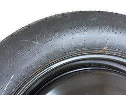 2014-2023 Jeep Cherokee Compact Spare Tire Wheel T165/80D17 OEM 17” Donut - actual used OEM auto part, photo 4