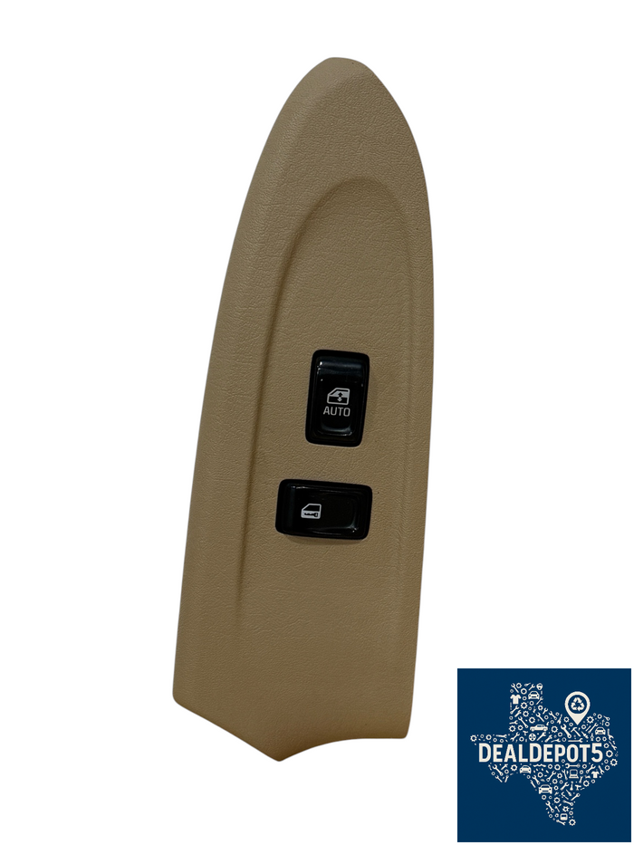 2002-2009 TrailBlazer Envoy RH Passenger Window Switch 15212691 OEM Cashmere - actual used OEM auto part, photo 1