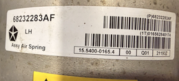 2015-20 Ram 1500 Classic LH Front Air Spring Strut 68232283AF OEM ZBC - actual used OEM auto part, photo 9