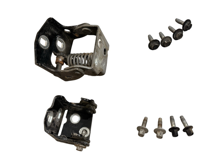 2007-2014 Suburban Yukon XL Driver LH Rear Door Hinges Upper Lower OEM - actual used OEM auto part, photo 1