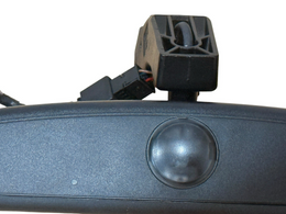 2009-2012 BMW 740i 750i Rear View Mirror Homelink OEM 51169224345 - actual used OEM auto part, photo 6