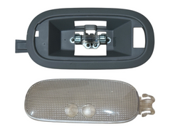 1999-2006 Chevy Silverado GMC Sierra Dome Light Overhead Lamp Gray OEM 15771414 - actual used OEM auto part, photo 2