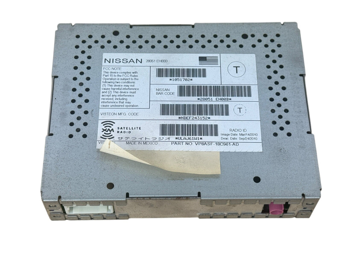 OEM Nissan/Infiniti Satellite Radio Tuner Module 28051-EH00B VP8ASF-18C961-AD - actual used OEM auto part, photo 1