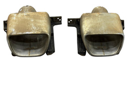 2014-2020 JEEP CHEROKEE LEFT RIGHT CHROME EXHAUST TAIL PIPE TIP - OEM 68236949AA - actual used OEM auto part, photo 1
