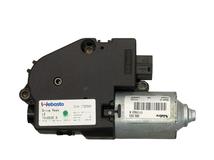 BMW 528i 535i 550i M5 640i 650i 740i 750i Sunroof Motor 67617316535 OEM - actual used OEM auto part, photo 1