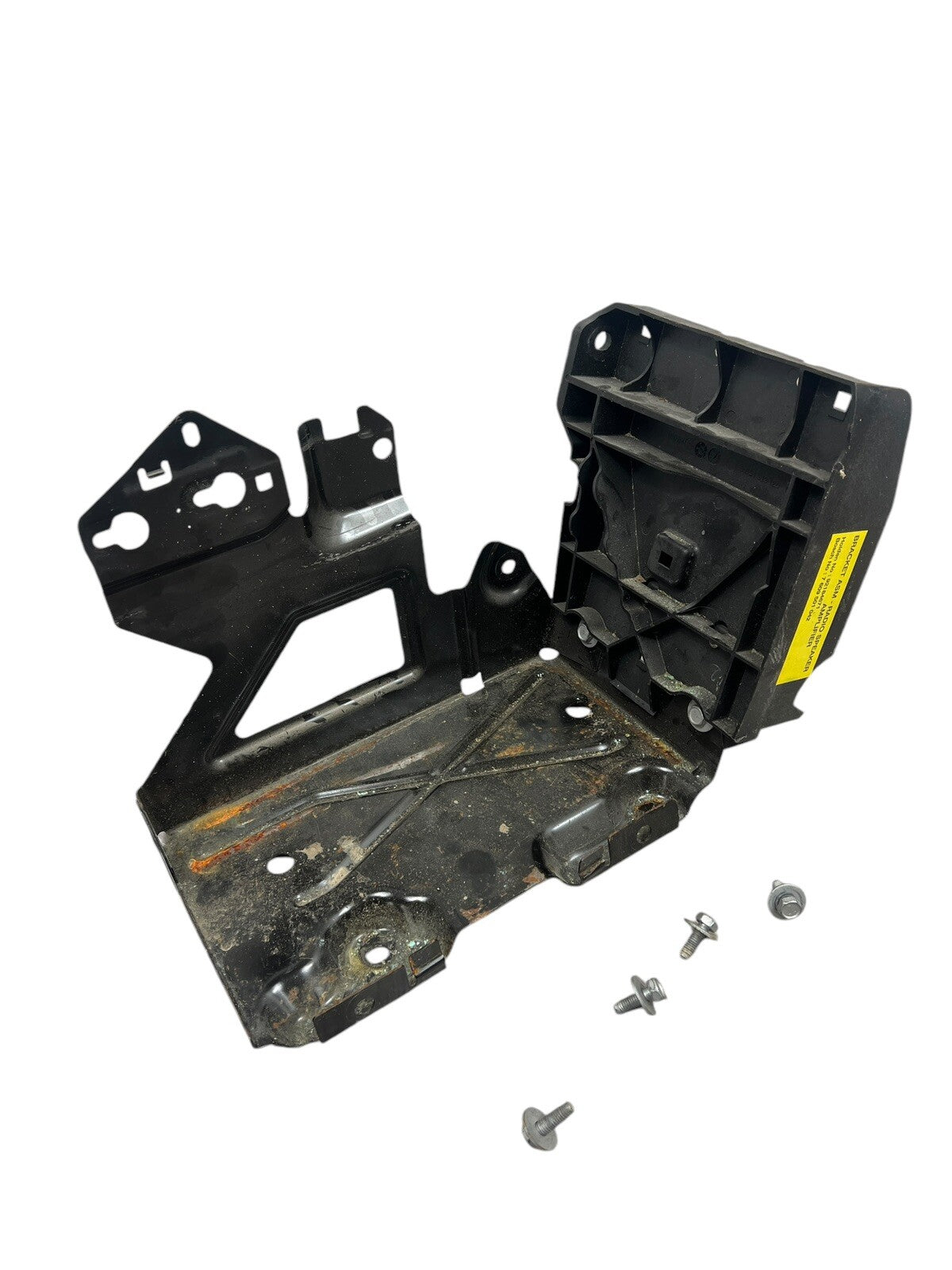 2008–2009 Pontiac G8 Battery Tray Mount Bracket OEM 92216322 + Hardware - actual used OEM auto part, photo 1